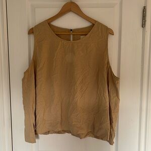 3X Linen Jamie & The Jones Raw Silk tank